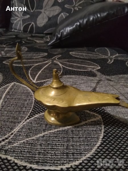 Лампа на Аладин от месинг., снимка 1