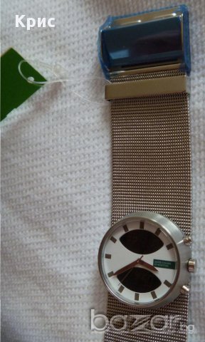 Нов ! Ръчен часовник Бенетон UNITED COLORS OF BENЕTTON 7451112015-31372, снимка 6 - Мъжки - 12632176