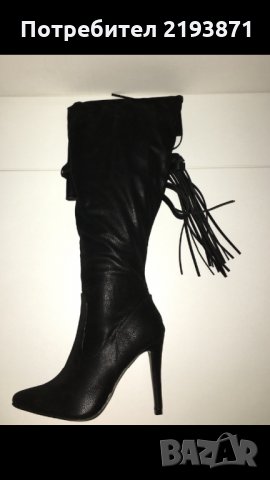 Чизми ботуши над коляното JustFab номер 37, снимка 15 - Дамски ботуши - 24324771