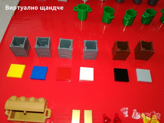 Lego - Лего аксесоари - светофари, кофи, сандък - Оригинални!, снимка 4 - Колекции - 25941114