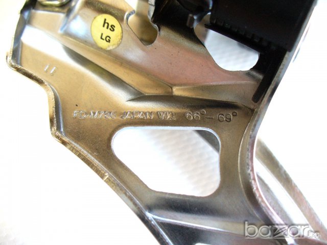 Shimano Deore XT FD-M786-D 2x10 декланшор за МТБ планински байк, Direct-Mount, снимка 3 - Части за велосипеди - 17825553