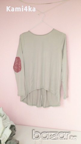 Сива блуза, снимка 4 - Блузи с дълъг ръкав и пуловери - 13719302