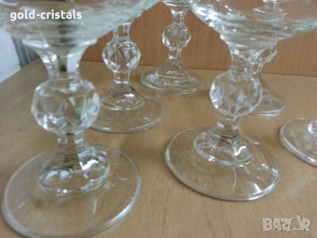 Ретро кристални чаши за вино , снимка 10 - Антикварни и старинни предмети - 22519949
