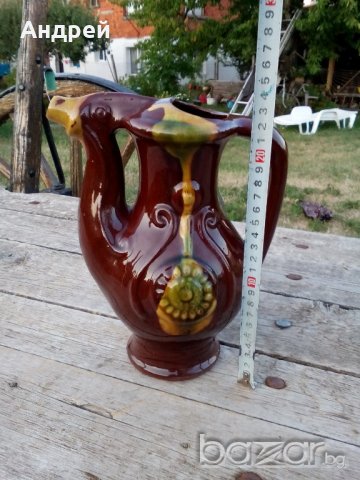 Керамичен съд,стомна, снимка 3 - Антикварни и старинни предмети - 16773191