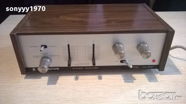 monacor model sa-340-amplifier-japan-внос швеицария, снимка 2 - Ресийвъри, усилватели, смесителни пултове - 12789010