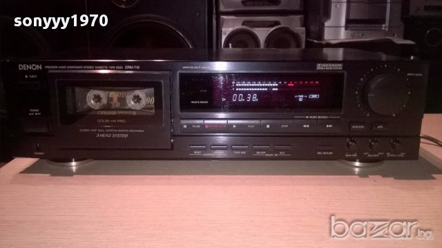 ПОРЪЧАН-Denon drm-710 deck 3 head/hx pro/fine bias/3 motor, снимка 4 - Ресийвъри, усилватели, смесителни пултове - 15083833