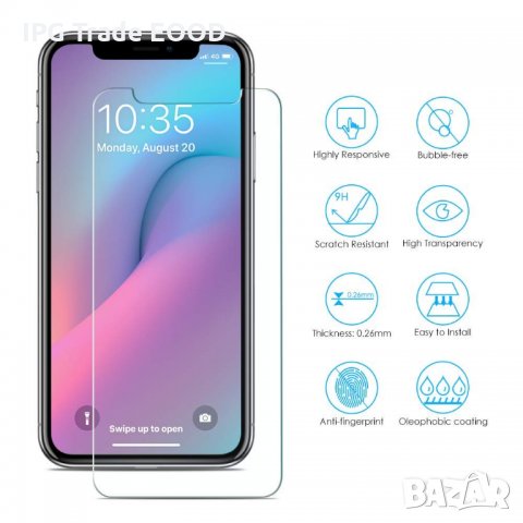 IPhone XS Max стъклен протектор, снимка 9 - Фолия, протектори - 22946911