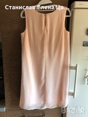 Бледо розова рокля, снимка 2 - Рокли - 26164718