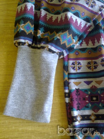 ДАМСКИ БЛУЗОН ПАМУЧЕН, снимка 4 - Рокли - 7487515