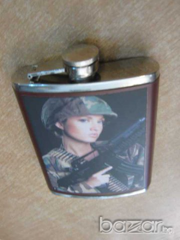 Шише метално със снимка за джоб - 2, снимка 2 - Подаръци за мъже - 7935690