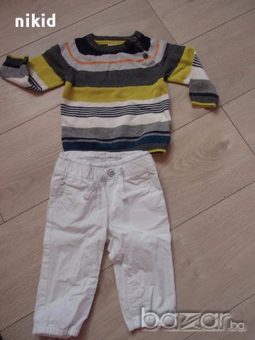 бебешки маркови панталон риза блуза дънки джинси пуловер hm хм gap, снимка 3 - Бебешки блузки - 16346027