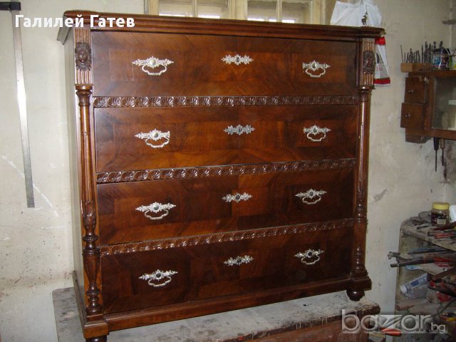 реставрация на старинни мебели, снимка 1 - Дърводелски услуги - 11607217