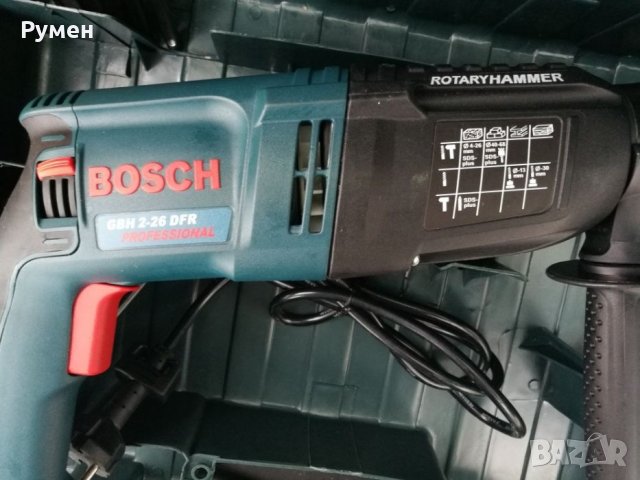 Нов перфоратор-къртач Бош Bosch GBH 2-26-DFR-800вт.-професионален Внос от Германия, снимка 11 - Бормашини - 24883533