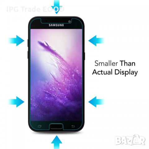 Samsung Galaxy A3 2017 стъклен протектор, снимка 5 - Фолия, протектори - 23815923