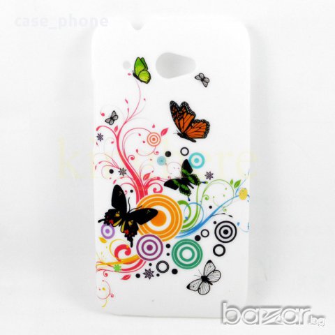 Нов Твърд кейс HTC Desire 601 (zara) - син ,черен,пеперуди,цветя, снимка 4 - Калъфи, кейсове - 10991723
