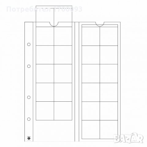 Резервни листи за албуми OPTIMA за монети - всички размери , снимка 6 - Нумизматика и бонистика - 24178458