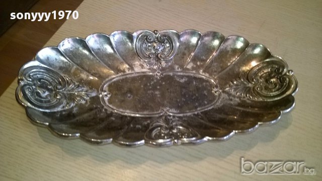 поднос/Фруктиера-36/19см-внос швеицария, снимка 3 - Антикварни и старинни предмети - 14514558