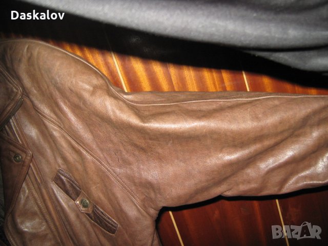 Продавам мъжко яке естествена кожа, снимка 8 - Якета - 23851495