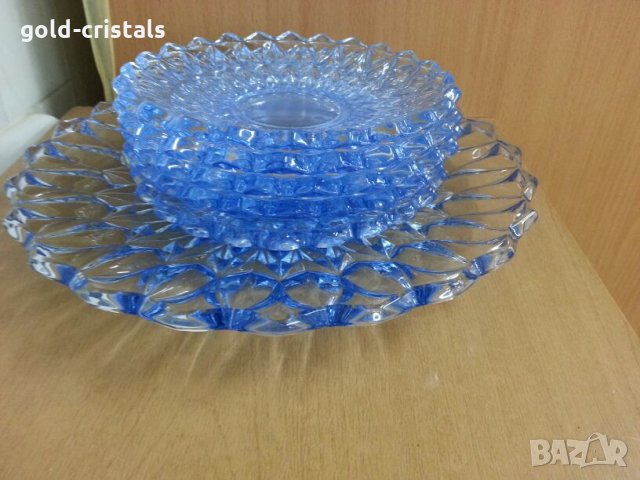 кристални чинии, снимка 8 - Антикварни и старинни предмети - 25520281