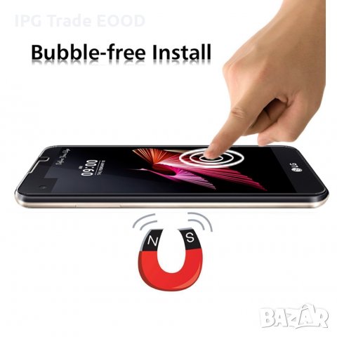 LG X стъклен протектор, снимка 2 - Фолия, протектори - 23819131