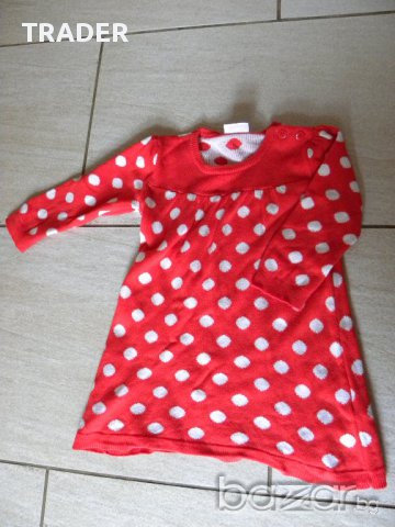 Бебешка рокля F&F, размер EUR74, 6-9месеца , снимка 5 - Бебешки рокли - 12384033