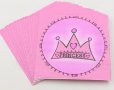 принцеса  princess розови 10 парти салфетки рожден ден