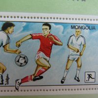 Блок марки Световно първенство по футбол, 1986, Монголия, снимка 9 - Филателия - 24397806