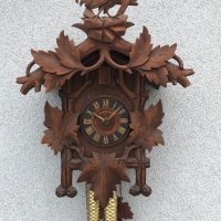 Стенен часовник кукувица Black Forest/Шварцвалд, снимка 8 - Антикварни и старинни предмети - 13569799