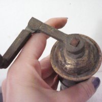Стара бронзова мелничка 1, снимка 7 - Антикварни и старинни предмети - 25093692