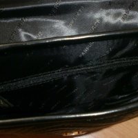 ПРОМО 🍊 VERSACE 🍊 Дамска кожена черна вечерна чанта нова с етикети, снимка 13 - Чанти - 19508749
