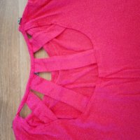 Красива червена дамска блуза с дълъг ръкав,  цена 18 лв., снимка 3 - Други - 24753466