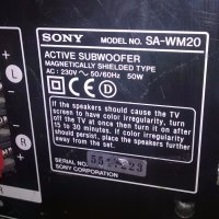 sony sa-wm20 active subwoofer-38х32х27см-внос швеицария, снимка 13 - Тонколони - 19128611