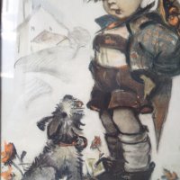 Старинни немски детски картини нови, картина , снимка 5 - Други - 22923236