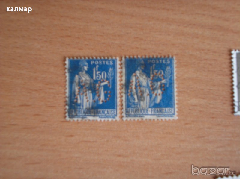 стари френски пощенски марки , снимка 1