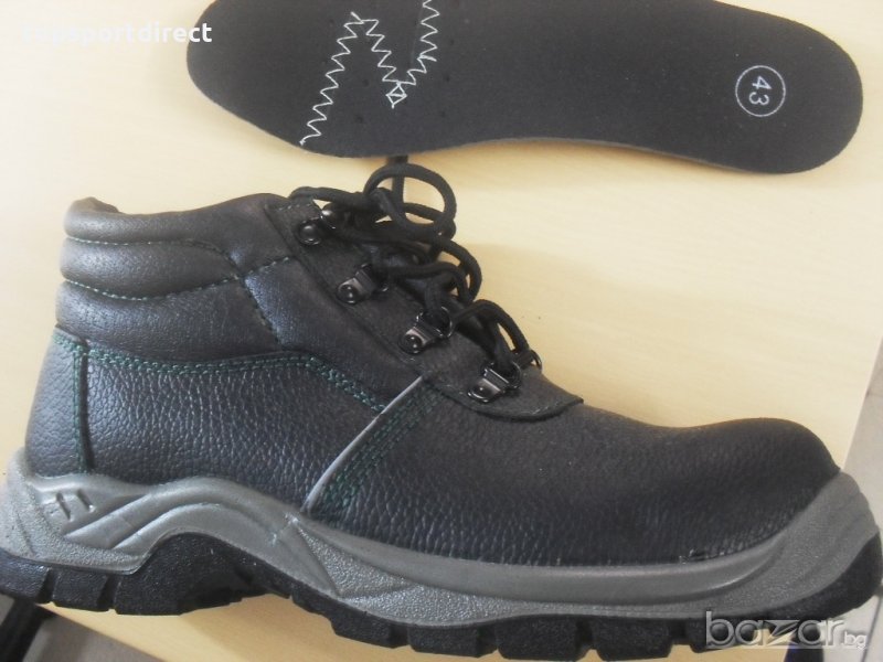 промо-Защитни обувки Аlmeria от 100% естествена кожа с предпазно бомбе., снимка 1