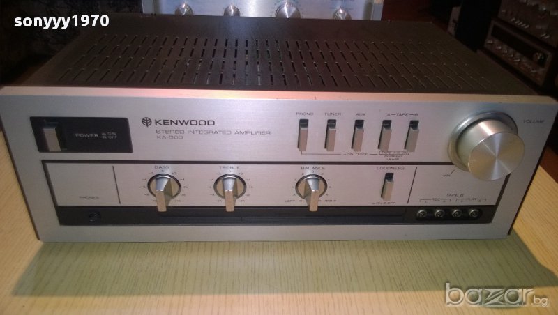  kenwood-stereo amplifier-made in singapore-внос швеицария, снимка 1