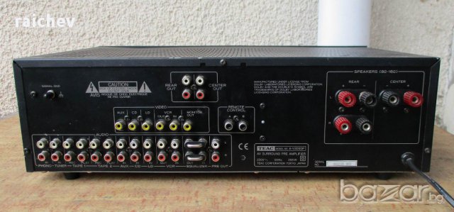★ █▬█ █ ▀█▀ AV предусилвател TEAC AV 3000 P – Седем линейни входа и грамофон., снимка 5 - Ресийвъри, усилватели, смесителни пултове - 17407041