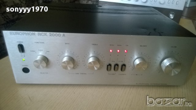 europhon rck 2000a stereo amplifier-нов внос швеицария, снимка 17 - Ресийвъри, усилватели, смесителни пултове - 8577640