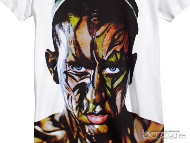 ADIDAS JEREMY SCOTT CAMO Мъжка Тениска size S, снимка 2 - Тениски - 6552626