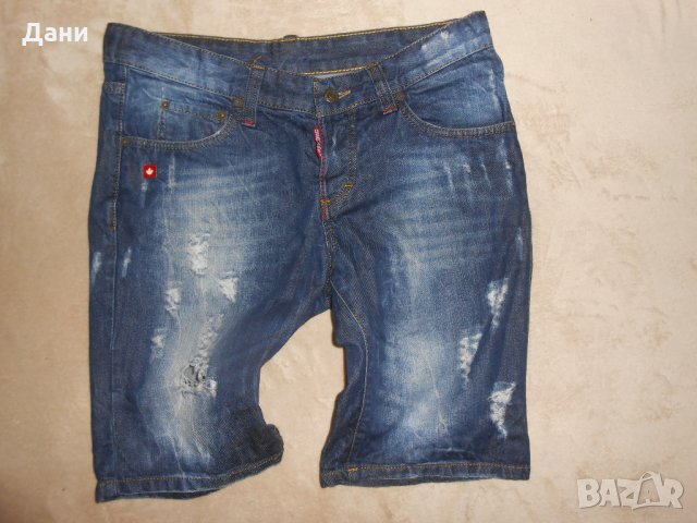 Dsquared2 къси дънкови пантлони 