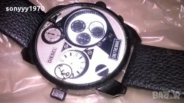 DIESEL-часовник-водомер-за ремонт за части-внос швеицария, снимка 2 - Мъжки - 22948058