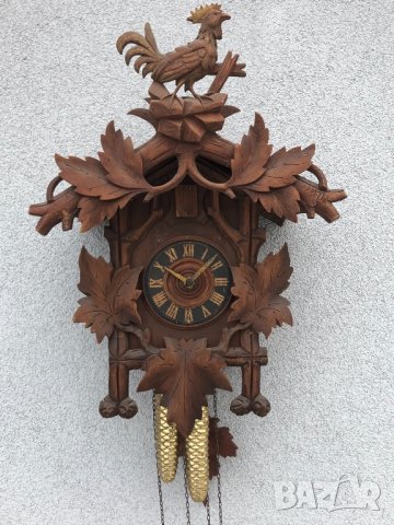 Стенен часовник кукувица Black Forest/Шварцвалд, снимка 8 - Антикварни и старинни предмети - 13569799