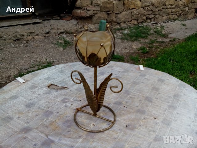 Стар свещник #2, снимка 3 - Антикварни и старинни предмети - 22646990