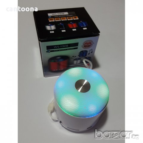 BLUETOOTH MP3 КОЛОНКА С ДИСКО ЕФЕКТИ WS-Y90B, снимка 4 - Плейъри, домашно кино, прожектори - 12609401