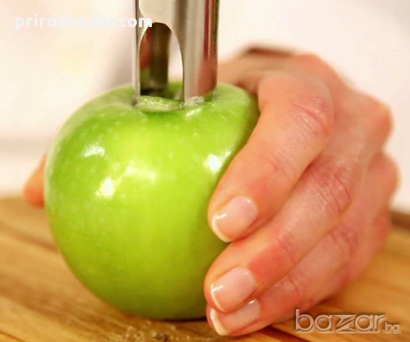 Нож за почистване на ябълки Apple Corer, снимка 3 - Прибори за хранене, готвене и сервиране - 13366557