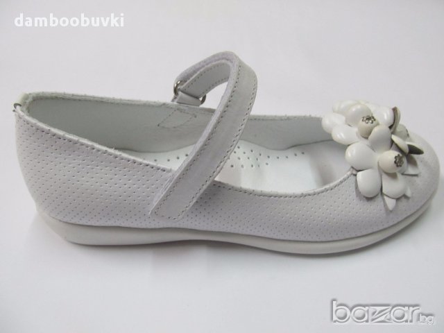 Обувки Ponki естествена кожа в бяло /31-36/, снимка 2 - Детски сандали и чехли - 17752012