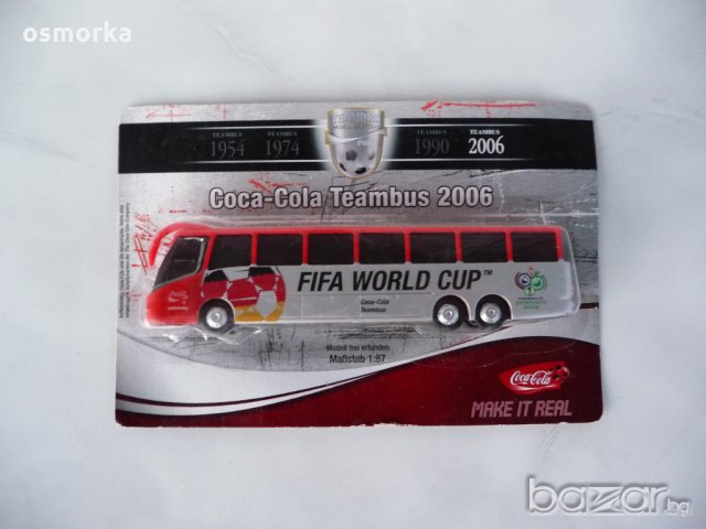 Кока Кола автобус Свтовната купа по футбол 2006 Coca Cola 1:87
