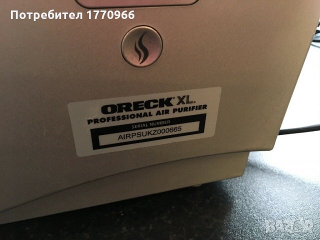 Oreck XL Oreckair 600 Пречиствател на въздуха, снимка 4 - Климатици - 24644315