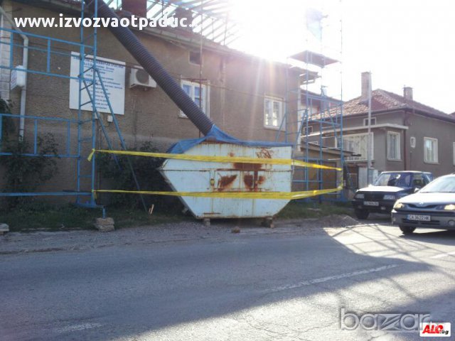 извозване на строителни отпадъци с контейнери от 4 до 12 м3, снимка 3 - Други услуги - 16843629