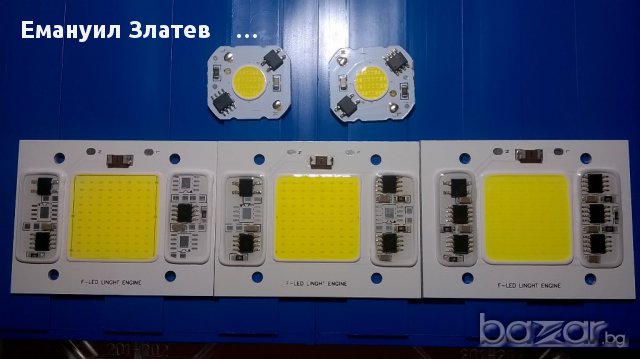 НОВИ МОДЕЛИ ЦЕНИ LED COB 5-150W вграден драйвер 220V и димиращи, снимка 7 - Лед осветление - 14778752